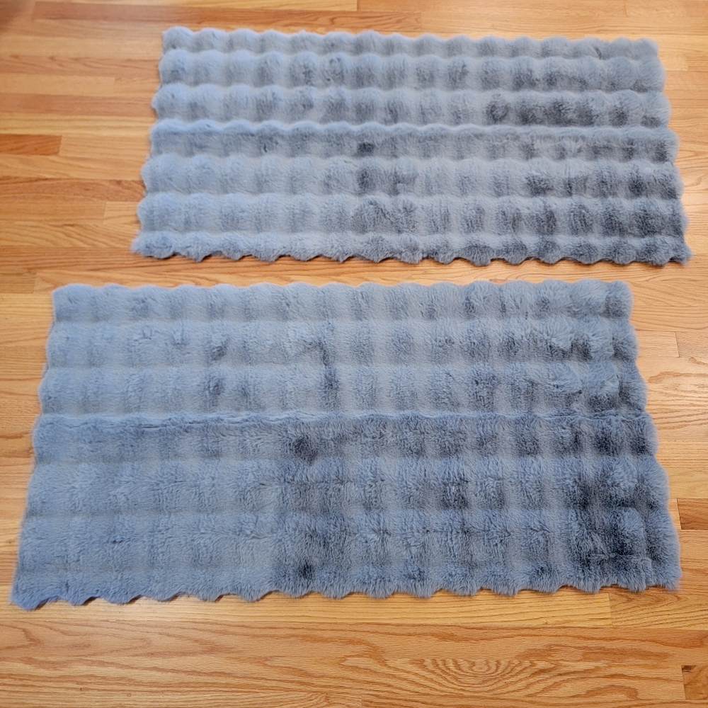 ONE Insun Light‎ Gray Soft Fluffy Area Rug Non Shedding Washable 2 x 4 - Picture 9 of 9